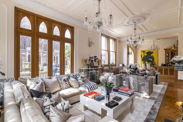 One of the living rooms in the property. Picture: Hamptons