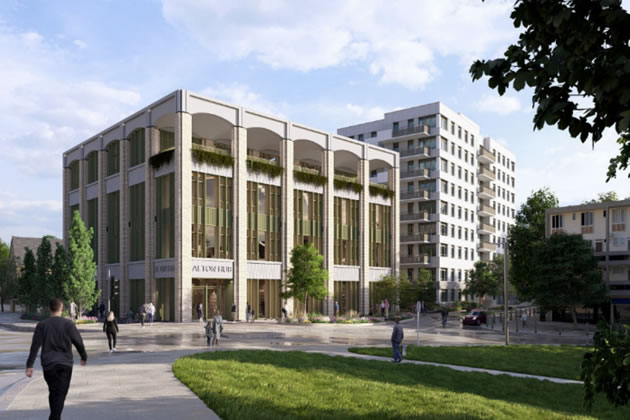 CGI of the plans for the Alton Estate, Roehampton. Credit: HTA Design/Wandsworth Counci