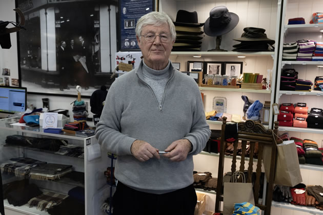 Graham Morrow, 74, at Morrows on Putney High Street.