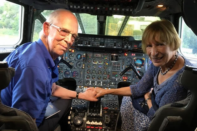 Richard with his wife Margaret. Picture: Richard Cyster