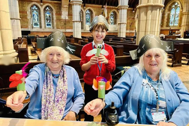 The sessions aim to build connections between older people and school children