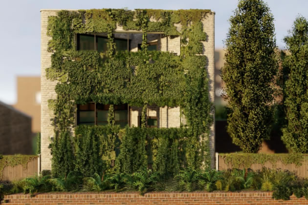 Visualisation from the developer of the house planned in the Sylva Court garden