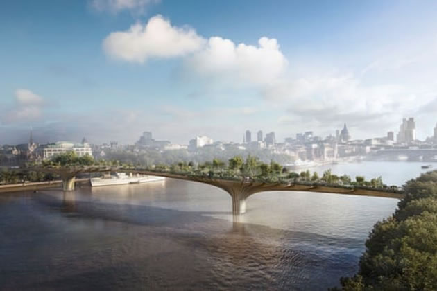 The total cost to the taxpayer of the Garden Bridge plan is an estimated £43 million
