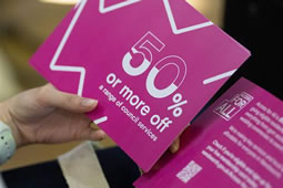 Bookings on Access for All Scheme Top 100,000